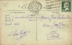 CPA Amiens the museum Gallery Puvis de Chavannes