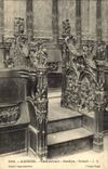 CPA Amiens the cathedral Stalls Detail