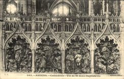 CPA Amiens the cathedral Life of St Jean Baptist