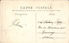 CPA Amiens the cathedral whining Angel Angel