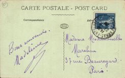 CPA ruins of Albert After the combat books in the cemetery