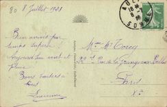 CPA Ault View of the beach and the cliffs direction of Treport