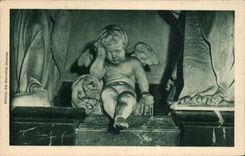 CPA Amiens Cathedral the whining angel Angel Angel