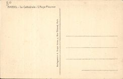 CPA Amiens Cathedral the whining angel Angel Angel