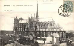 CPA Amiens Cathedral taken of dimension