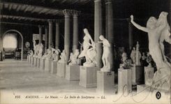 CPA Amiens the museum the room of the sculptures