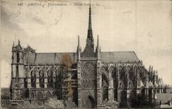 CPA Amiens the cathedral southern Frontage
