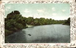 CPA Great Britain London London Wyde park View from Serpentine bridge