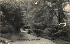 CPA Brussels Schaerbeek Valley Josaphat Way close to the foundation of love