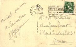 CPA Brussels Column of congers