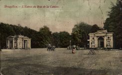 CPA Brussels Entering of the wood of Cambers