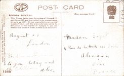 CPA London London Gateway off the bloody tower Tower off London