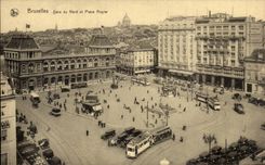 CPA Brussels Parks north and Place Roglier