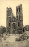 CPA Brussels Church Sainte Gudule