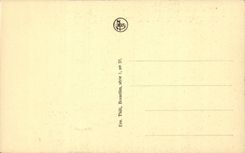 CPA Brussels Law courts and monument of glorification of the Belgian infantry