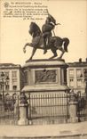 CPA Brussels Statue equestrian of Godefroy de Bouillon