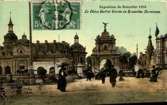 Brussels CPA the Derf dog and Entering of Brussels Xermesse