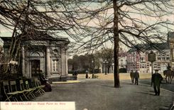 CPA Brussels Round not of wood