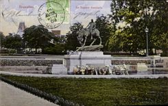 CPA Brussels the Ambriorix public garden