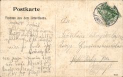 CPA Folklore Germany Costume