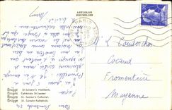 CPA Brugge Cathedral St Saver