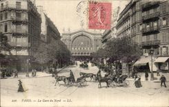 CPA Paris Train station of North