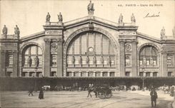 CPA Paris Train station of North