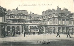 CPA Paris Conseil d'Etat Place du palais Royal