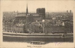 Paris CPA Vue de la cite