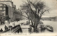 Paris CPA Parks of Orleans and the Seine