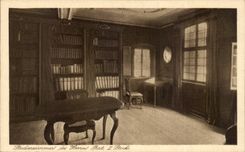 CPA Studierzimmer der Herrn Rat Stock Library Library Frankfurter Goethehause Frankfurt