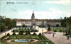 CPA Karlsruhe Grossherzogl Schloss