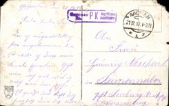 CPA Aachen Stadtheater put Kaiser Wilhelm Denkaml