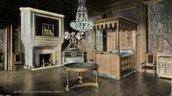 Pau - das Schloss - Bett und die Aufnahmevorrichtung von Henri IV - CPA