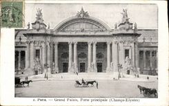 Paris - 8 - the Large Palate Gate Principal CPA