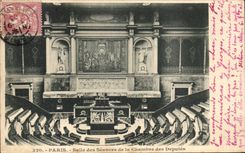 Paris - 1 - Salle des Seances de la Chambre des Deputes - CPA 