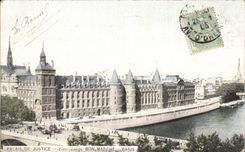 Paris - 1 - Palais de Justice - Edite par le Bon Marche - CPA 