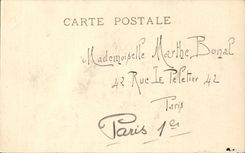 Paris - 1 - Le Jardin des Tuileries et l'Arc de Triomphe du Carrousel - CPA 