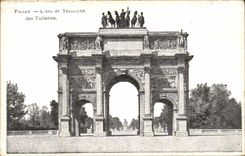 Paris - 1 - L'Arc de Triomphe des Tuileries - CPA 