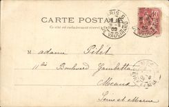 Paris - 8 - Entrance of the Avenue of the Fields Elysees CPA