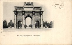Paris - 1 - L'Arc du Triomphe du Carrousel CPA 