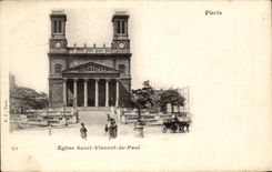 Paris - 10 - Church St Vincent of Paul CPA