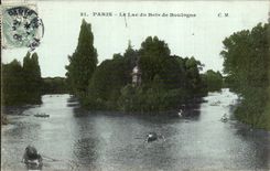 Paris - 16 - Bois de Boulogne - Le Lac - CPA 
