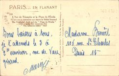 Paris - 8 - Arc de Triomphe - CPA