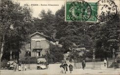 Paris - 19 - Hillocks Chaumont CPA