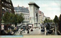 Paris - 10 - Gate Saint Denis - CPA