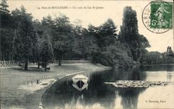 Paris - 16 - Bois de Boulogne - Un Coin du Lac St James - CPA 