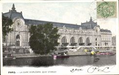 Paris - 7 - Station of Orleans - Quay of Orsay - CPA