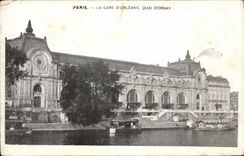 Paris - 7 - Station of Orleans - Quay of Orsay - CPA