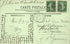 Paris - 8 - Panorama taken of Arc de Triomphe - CPA